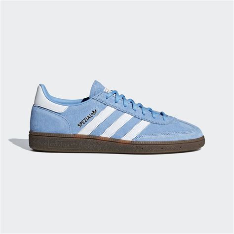 blue adidas handball shoes